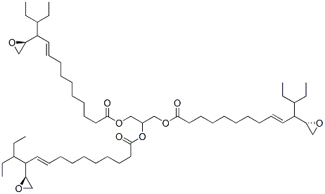 9-Undecenoic acid, 11-(2S,3R)-3-pentyloxiranyl-, 1,2,3-propanetriyl ester, (9Z,9Z,9Z)- CAS#: 20449-88-1