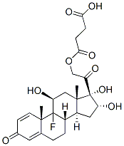 9-fluoro-11beta,16alpha,17,21-tetrahydroxypregna-1,4-diene-3,20-dione 21-(hydrogen succinate) CAS#: 2561-01-5