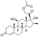 9-fluoro-11beta,17,21-trihydroxy-16beta-methylpregn-4-ene-3,20-dione 21-acetate CAS#: 1549-35-5