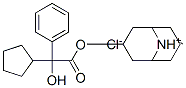 (9-methyl-9-azoniabicyclo[3.3.1]non-7-yl) 2-cyclopentyl-2-hydroxy-2-ph enyl-acetate chloride CAS#: 101710-82-1