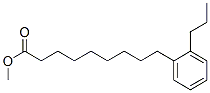 9-(o-Propylphenyl)nonanoic acid methyl ester CAS#: 17670-86-9