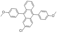 9,10-Bis(4-methoxyphenyl)-2-chloroanthracene CAS#: 110904-87-5