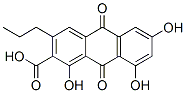 9,10-Dihydro-1,6,8-trihydroxy-9,10-dioxo-3-propyl-2-anthracenecarboxylic acid CAS#: 15979-76-7