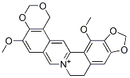 9,10-Dihydro-5,15-dimethoxy-1H-[1,3]benzodioxino[6,5-g][1,3]benzodioxolo[5,6-a]quinolizin-8-ium CAS#: 23943-92-2