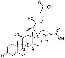 9,11beta-dichloro-17,21-dihydroxy-16alpha-methylpregna-1,4-diene-3,20-dione 17,21-di(butyrate) CAS#: 10549-91-4