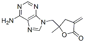9((2-methyl-4-methylene-5-oxotetrahydrofuran-2-yl)methyl)adenine CAS#: 105970-03-4