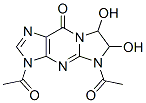 9H-Imidazo[1,2-a]purin-9-one,  3,5-diacetyl-3,5,6,7-tetrahydro-6,7-dihydroxy- CAS#: 105528-78-7
