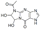 9H-Imidazo[1,2-a]purin-9-one,  5-acetyl-1,5,6,7-tetrahydro-6,7-dihydroxy-  (9CI) CAS#: 107698-73-7
