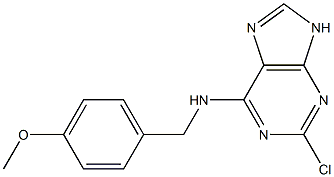 9H-Purin-6-aMine, 2-chloro-N-[(4-Methoxyphenyl)Methyl]- CAS#: 203436-09-3