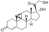 9beta,11beta-epoxy-17,21-dihydroxypregn-4-ene-3,20-dione CAS#: 10072-97-6