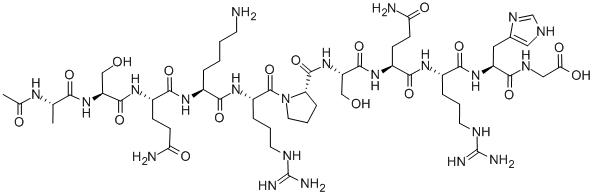 AC-ALA-SER-GLN-LYS-ARG-PRO-SER-GLN-ARG-HIS-GLY-OH CAS#: 106128-98-7