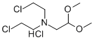 ACETALDEHYDE, 2-(BIS(2-CHLOROETHYL)AMINO)-, DIMETHYL ACETAL, HYDROCHLO RIDE CAS#: 102585-25-1