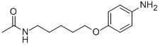 ACETAMIDE, N-(5-(p-AMINOPHENOXY)PENTYL)- CAS#: 100800-28-0