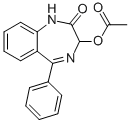 ACETIC ACID 2-OXO-5-PHENYL-2,3-DIHYDRO-1H-BENZO[E][1,4]DIAZEPIN-3-YL ESTER CAS#: 1760-44-7