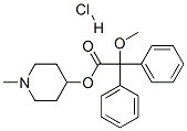 ACETIC ACID, 2,2-DIPHENYL-2-METHOXY-, (1-METHYL-4-PIPERIDYL) ESTER, HY DROCHLORID CAS#: 2909-89-9