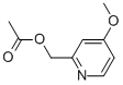 ACETIC ACID 4-METHOXY-PYRIDIN-2-YLMETHYL ESTER CAS#: 16665-37-5