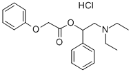 ACETIC ACID, PHENOXY-, alpha-((DIETHYLAMINO)METHYL)BENZYL ESTER, HYDRO CHLORIDE CAS#: 109691-07-8