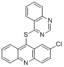 ACRIDINE, 2-CHLORO-9-(4-QUINAZOLINYLTHIO)- CAS#: 102244-08-6