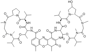 ACTINOMYCIN I FROM STREPTOMYCESANTIBIOTI CUS CAS#: 18865-46-8