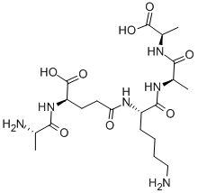 ALA-D-GAMMA-GLU-LYS-D-ALA-D-ALA CAS#: 2614-55-3