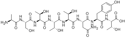 ALA-SER-THR-THR-THR-ASN-TYR-THR ACETATE CAS#: 106362-32-7