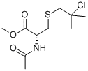 ALANINE, N-ACETYL-3-((2-CHLORO-2-METHYLPROPYL)THIO)-, METHYL ESTER, L- CAS#: 102516-58-5