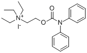 AMMONIUM, (2-HYDROXYETHYL)TRIETHYL-, IODIDE, DIPHENYLCARBAMATE CAS#: 101710-53-6