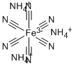 AMMONIUM FERRICYANIDE CAS#: 14221-48-8