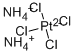AMMONIUM TETRACHLOROPLATINATE(II) CAS#: 1332-76-9
