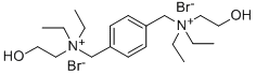 AMMONIUM, (p-PHENYLENEDIMETHYLENE)BIS(DIETHYL(2-HYDROXYETHYL)-, DIBROM IDE CAS#: 101710-61-6