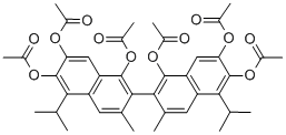 APOGOSSYPOL HEXAACETATE CAS#: 105201-55-6