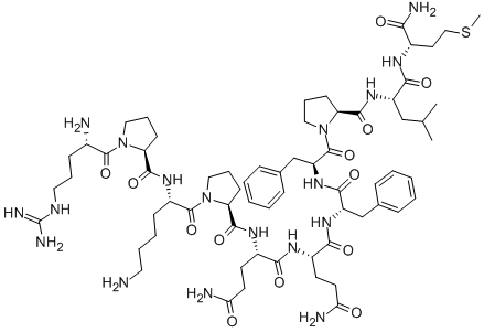 ARG-PRO-LYS-PRO-GLN-GLN-PHE-PHE-PRO-LEU-MET-NH2 CAS#: 104486-69-3