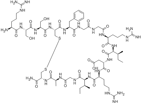 ARG-SER-SER-CYS-PHE-GLY-GLY-ARG-ILE-ASP-ARG-ILE-GLY-ALA-CYS-NH2 CAS#: 111863-73-1