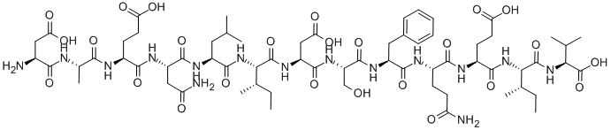ASP-ALA-GLU-ASN-LEU-ILE-ASP-SER-PHE-GLN-GLU-ILE-VAL CAS#: 100111-07-7