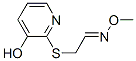 Acetaldehyde, [(3-hydroxy-2-pyridinyl)thio]-, O-methyloxime (9CI) CAS#: 101388-78-7