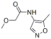 Acetamide, 2-methoxy-N-(5-methyl-4-isoxazolyl)- (9CI) CAS#: 103747-72-4