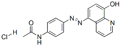 Acetamide, N-[4-[(8-hydroxy-5-quinolinyl)azo]phenyl]-, monohydrochlori de CAS#: 26644-97-3