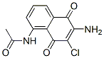 Acetamide,  N-(6-amino-7-chloro-5,8-dihydro-5,8-dioxo-1-naphthalenyl)- CAS#: 113888-28-1