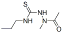 Acetic  acid,  1-methyl-2-[(propylamino)thioxomethyl]hydrazide CAS#: 228578-14-1