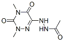 Acetic acid, 2-(2,3,4,5-tetrahydro-2,4-dimethyl-3,5-dioxo-1,2,4-triazin-6-yl)hydrazide (9CI) CAS#: 255369-61-0