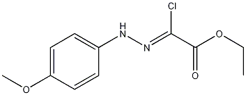 Acetic acid, 2-chloro-2-[2-(4-methoxyphenyl)hydrazinylidene], ethyl ester CAS#: 27143-07-3