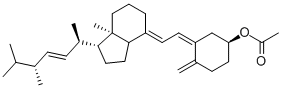 Acetic acid 4-methylene-3-{2-[7a-methyl-1-(1,4,5-trimethyl-hex-2-enyl)-octahydro-inden-4-ylidene]-ethylidene}-cyclohexyl ester CAS#: 2579-08-0
