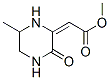 Acetic acid, (6-methyl-3-oxopiperazinylidene)-, methyl ester (9CI) CAS#: 112083-52-0