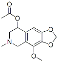 Acetic acid 8-methoxy-2-methyl-6,7-methylenedioxy-1,2,3,4-tetrahydroisoquinolin-4-yl ester CAS#: 108434-79-3