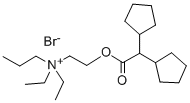 Acetic acid, dicyclopentyl-, 2-(diethylamino)ethyl ester, propylbromid e CAS#: 102571-18-6