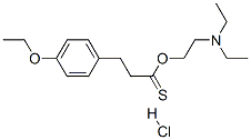 Acetic acid, (p-ethoxybenzyl)thio-, 2-(diethylamino)ethyl ester hydrochloride CAS#: 28203-76-1