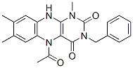 Alloxazine, 5-acetyl-3-benzyl-5,10-dihydro-1,7,8-trimethyl- (7CI) CAS#: 106384-79-6