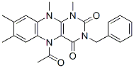 Alloxazine, 5-acetyl-3-benzyl-5,10-dihydro-1,7,8,10-tetramethyl- (7CI) CAS#: 104718-59-4