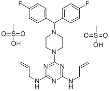 Almitrine dimesylate CAS#: 29608-49-9