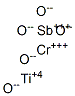 Antimony chromium titanium oxide CAS#: 102262-17-9